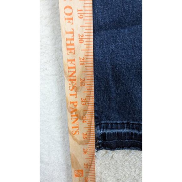 SPANX High Waist Raw Hem Light Distress Skinny Stretch Pull On Jeans Medium - Picture 7 of 9